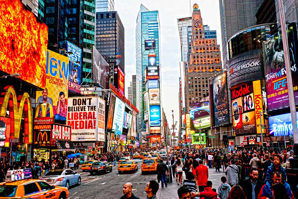 restaurants times square